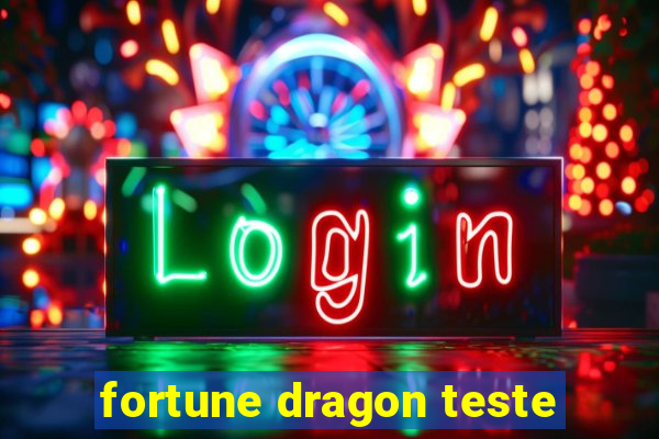 fortune dragon teste